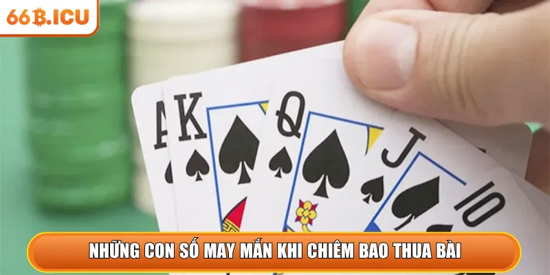 Những con số may mắn khi chiêm bao thua bài